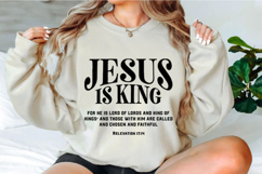 Jesus Is King Svg Design Product Image 1