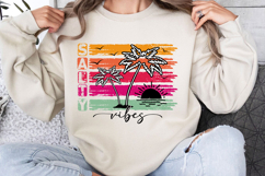 Salty Vibes SVG, Summer Quotes SVG PNG Product Image 3