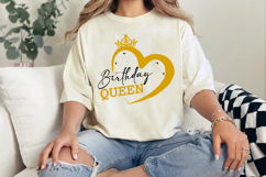 Birthday Queen Svg Cut Files Creative Art Product Image 3