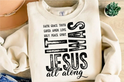 It Was Jesus All Along Svg Design Product Image 3