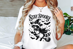 Stay Spooky Raccoon Svg Designs Product Image 2