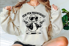 Pew Pew MADAFAKAS Svg Designs Product Image 2