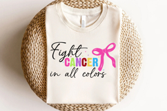 Fight Cancer in All Colors Svg Cut Files Creative Art Product Image 3