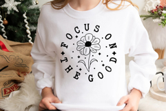 Focus On the Good Svg, Motivational Svg Product Image 3