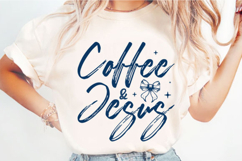 Coquette Coffee and Jesus Svg Design Product Image 2