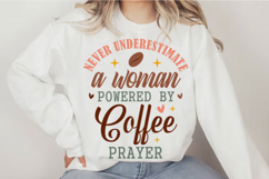 Powered by Coffee and Prayer Svg Design Product Image 2