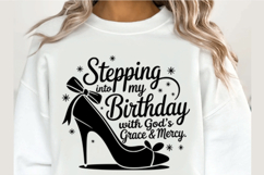 Stepping into my birthday with gods Svg Design Product Image 2