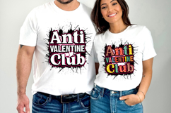 Anti Valentine Club Svg Cut Files Creative Art Product Image 1