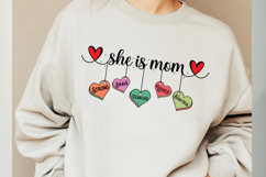 she is mom strong brave fearless lovely beautiful Svg Product Image 2