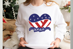 American Mama Svg Cut Files Creative Art Product Image 1