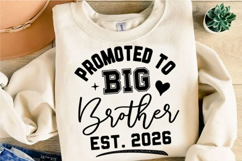 Promoted to Big Brother 2026 Svg Design Product Image 2