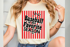 Baseball is My Favorite Season SVG PNG Product Image 1