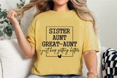Sister Aunt Great Aunt Svg Design Product Image 3
