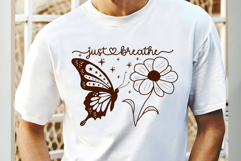 Just Breathe Svg Cut Files Creative Art Product Image 1
