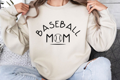 Baseball Mom Svg Cut Files Creative Art Product Image 3