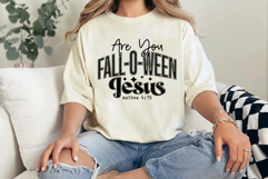 Are You Fall-o-Ween Jesus Svg Design Product Image 2