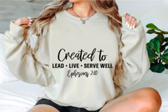 Created to Ephesians Svg Design Product Image 1