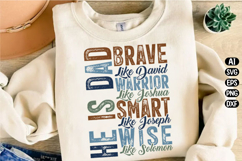 Bible Verse Father's Day Svg Design Product Image 3