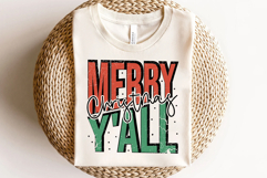 Merry Christmas Y&#039;all Svg Cut Files Creative Art Product Image 3