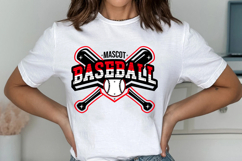 Mascot Baseball Svg Cut Files Creative Art Product Image 3