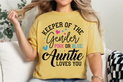 Keeper Of The Gender Pink Or Blue Svg Design Product Image 2