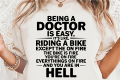 Being A Doctor Is Easy Svg Design Product Image 2