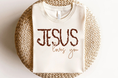 Christian PNG, Jesus Loves You SVG Product Image 3