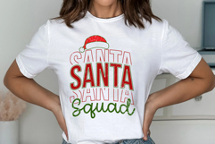Santa Squad Svg Cut Files Creative Art Product Image 3