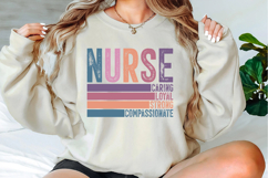 Retro Nurse Trendy Nurse Life Svg Designs Product Image 2