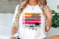 Beach Vibes SVG, Summer Quotes SVG PNG Product Image 1