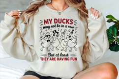 My Ducks Not In Row Funny Ducks Svg Designs Product Image 3