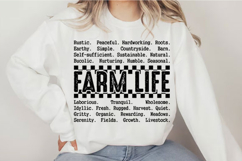 Farm Life Words Farm Positive Svg Design Product Image 2