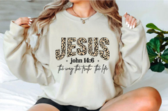 Jesus The Way the truth the life Svg Design Product Image 1