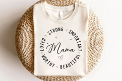 mama loved strong important worthy beautiful Svg Cut Files Product Image 2
