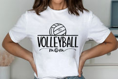 Volleyball Mom Svg Cut Files Creative Art Product Image 2