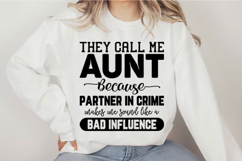 Partner in Crime Makes Me Sound Svg Design Product Image 2