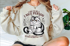 I try to be a nice person Svg Designs Product Image 2