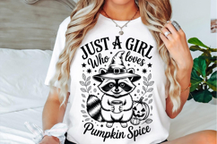 Just A Girl Who Loves Pumpkin Spice Svg Designs Product Image 2