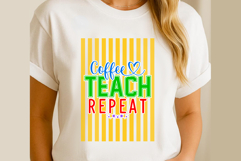 Coffee Teach Repeat SVG PNG Product Image 2