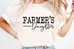 Farmer s Daughter farm Quote Svg Design Product Image 2