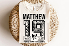Matthew 19 SVG PNG, Bible Verse SVG PNG Product Image 2