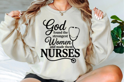 God Found The Strongest Women Svg Designs Product Image 3