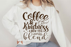 Caffeine &amp; Kindness a Brew-Tiful Blend Svg Design Product Image 2