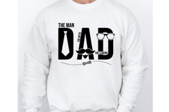 Dad the Man the Myth the Legend Svg Cut Files Creative Art Product Image 2