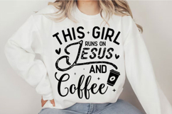 Jesus and Coffee Svg Design Product Image 2