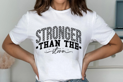 Stronger Than The Storm Svg Cut Files Creative Art Product Image 3