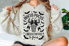 Hocus Pocus I Need Coffee To Focus Svg Designs Product Image 3