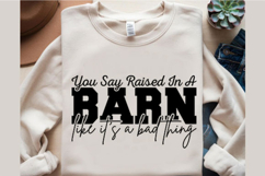 Funny Barn Farmer Shirt Svg Design Product Image 3