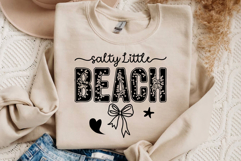 Salty Little Beach SVG PNG, Summer SVG Product Image 4