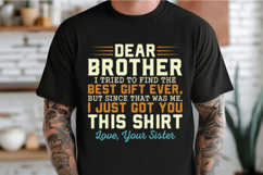 Funny Brother Birthday Gift Svg Design Product Image 3
